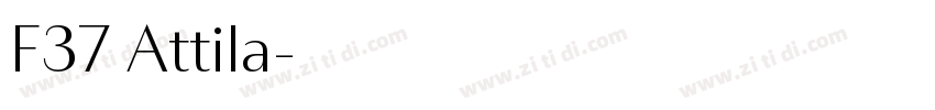 F37 Attila字体转换